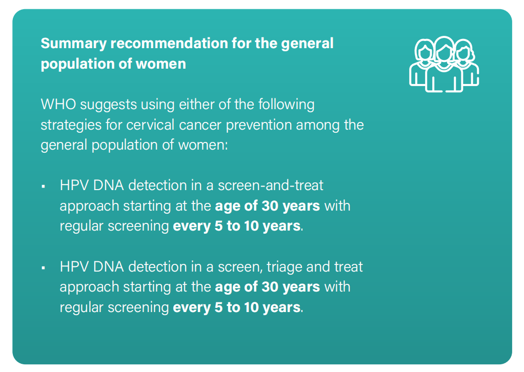 WHO發(fā)布宮頸癌防治新版指南，「推薦HPV-DNA 檢測(cè)為宮頸癌首選篩查方法」